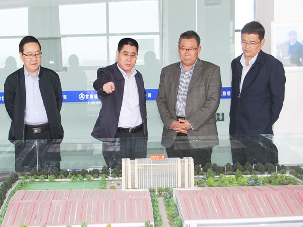 武威市政协副主席沈渭富调研新能源公司 武威市政协副主席沈渭富调研新能源公司