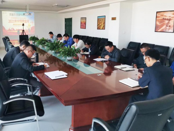 新能源公司组织召开“质量月”专题会议 扎实开展“质量月”活动