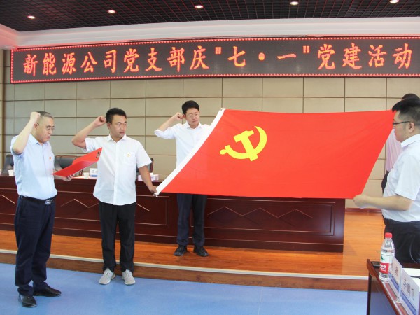 新能源公司党支部开展庆“七一”党建活动 新能源公司党支部开展庆“七一”党建活动