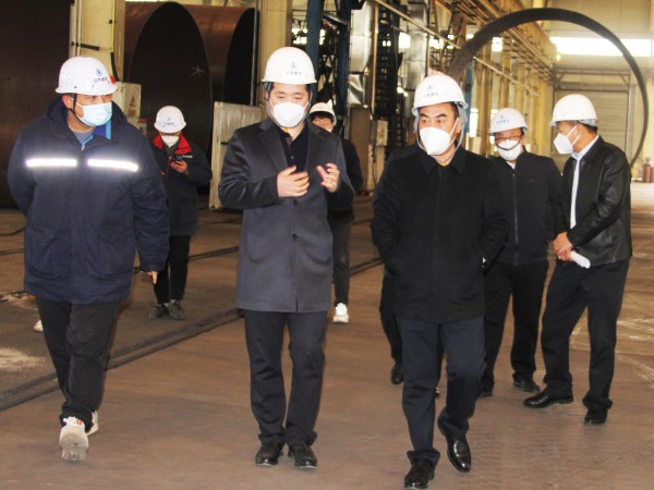 凉州区区长崔振华一行调研新能源公司