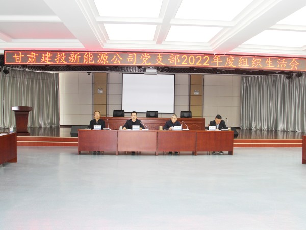 【“三抓三促”行动进行时】  金宝慱亚洲体育  召开2022年度组织生活会