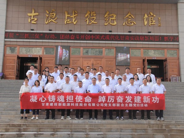 凝心铸魂担使命 踔厉奋发建新功  ——新能源公司党支部联合主题党日活动