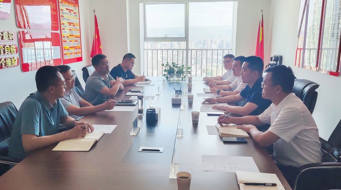 【图片新闻】金宝慱亚洲体育与甘肃电投酒汇公司对接洽谈